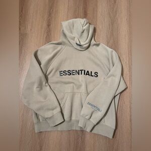 Essentials Hoodie - Tan size Small
